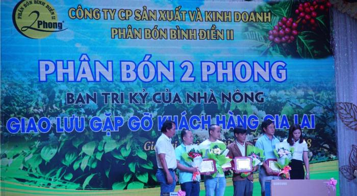 CÔNG TY CỔ PHẦN PHÂN BÓN BÌNH ĐIỀN II – THƯƠNG HIỆU 2 PHONG GIAO LƯU VỚI BÀ CON NÔNG DÂN TỈNH GIA LAI